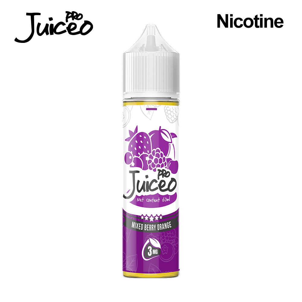 JUICEO Mixed Berry Orange E-liquid 60ml