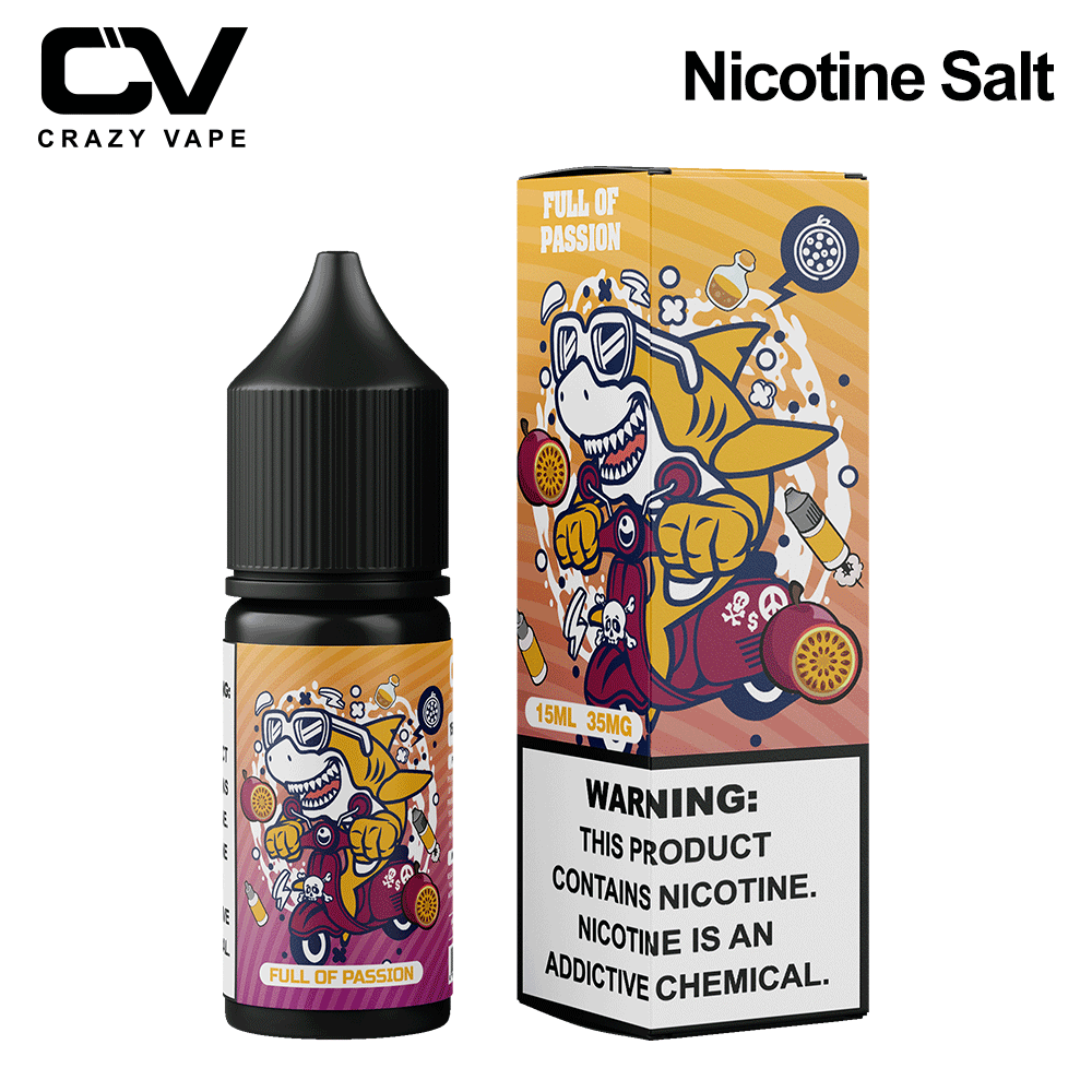 Full Of Passion E-liquid - Crazy Vape Mini 15ml 35mg