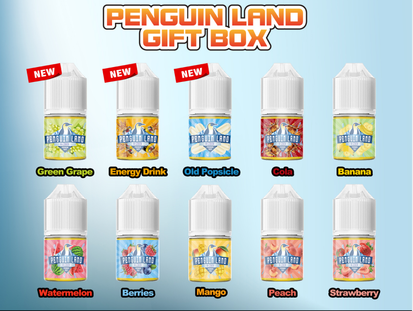 PENGUIN LAND Gift Box Set Nicotine Salt E-liquid ten-pack