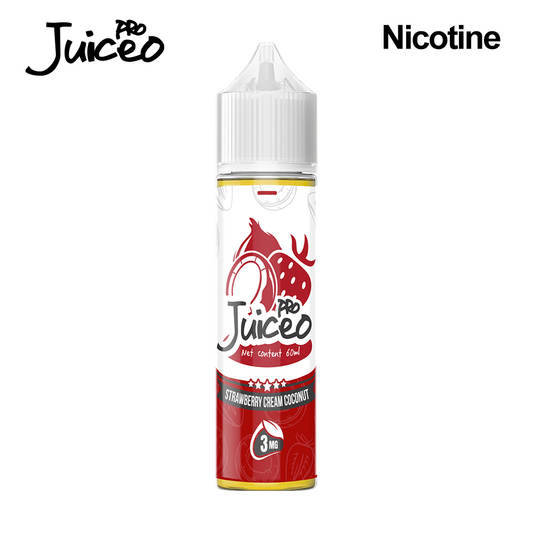 JUICEO Strawberry Cream Coconut E-liquid 60ml