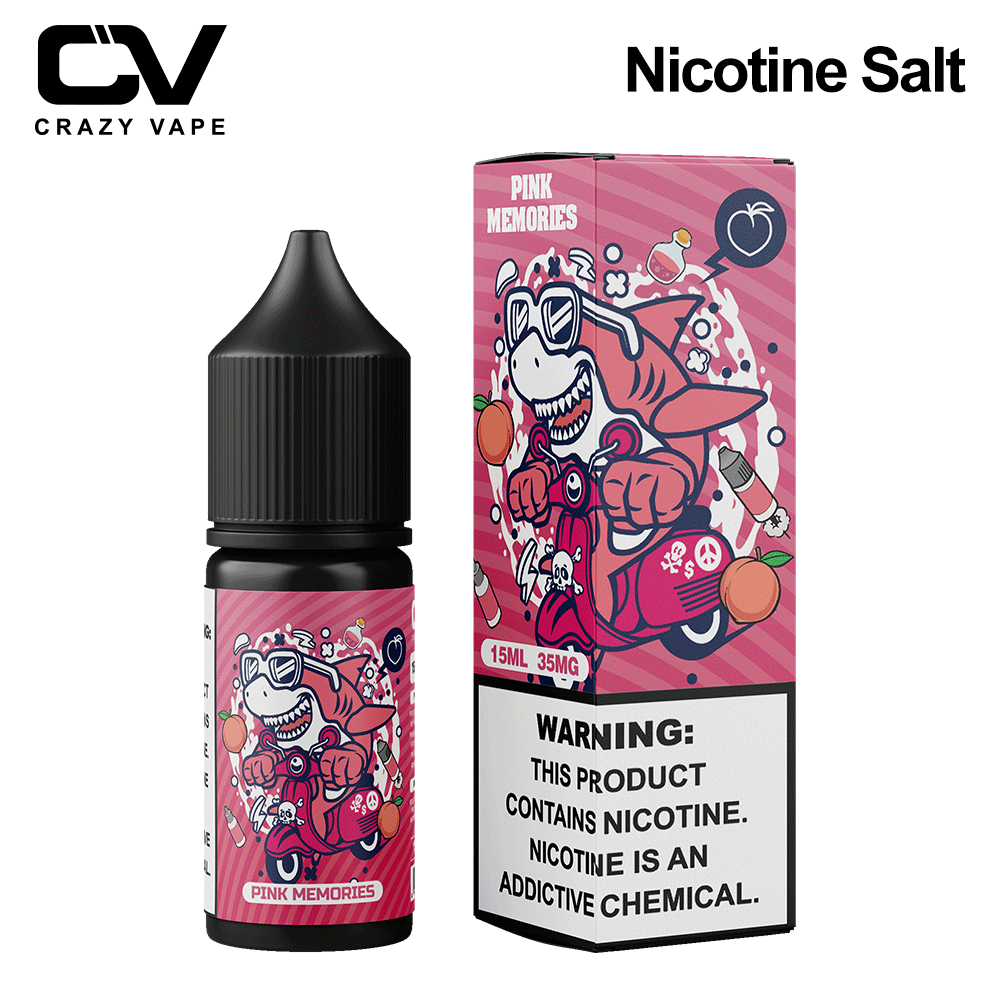 Pink Memories E-liquid - Crazy Vape Mini 15ml 35mg