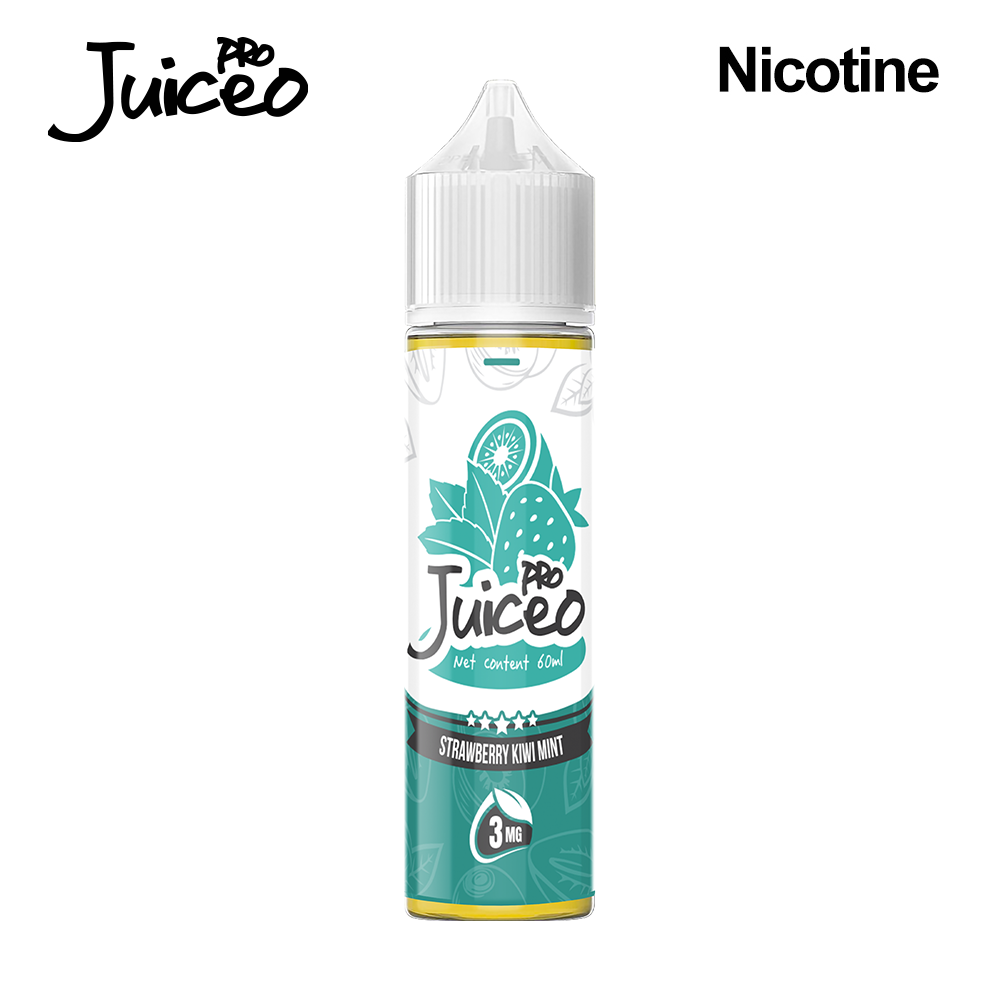 JUICEO Strawberry Kiwi Mint E-liquid 60ml