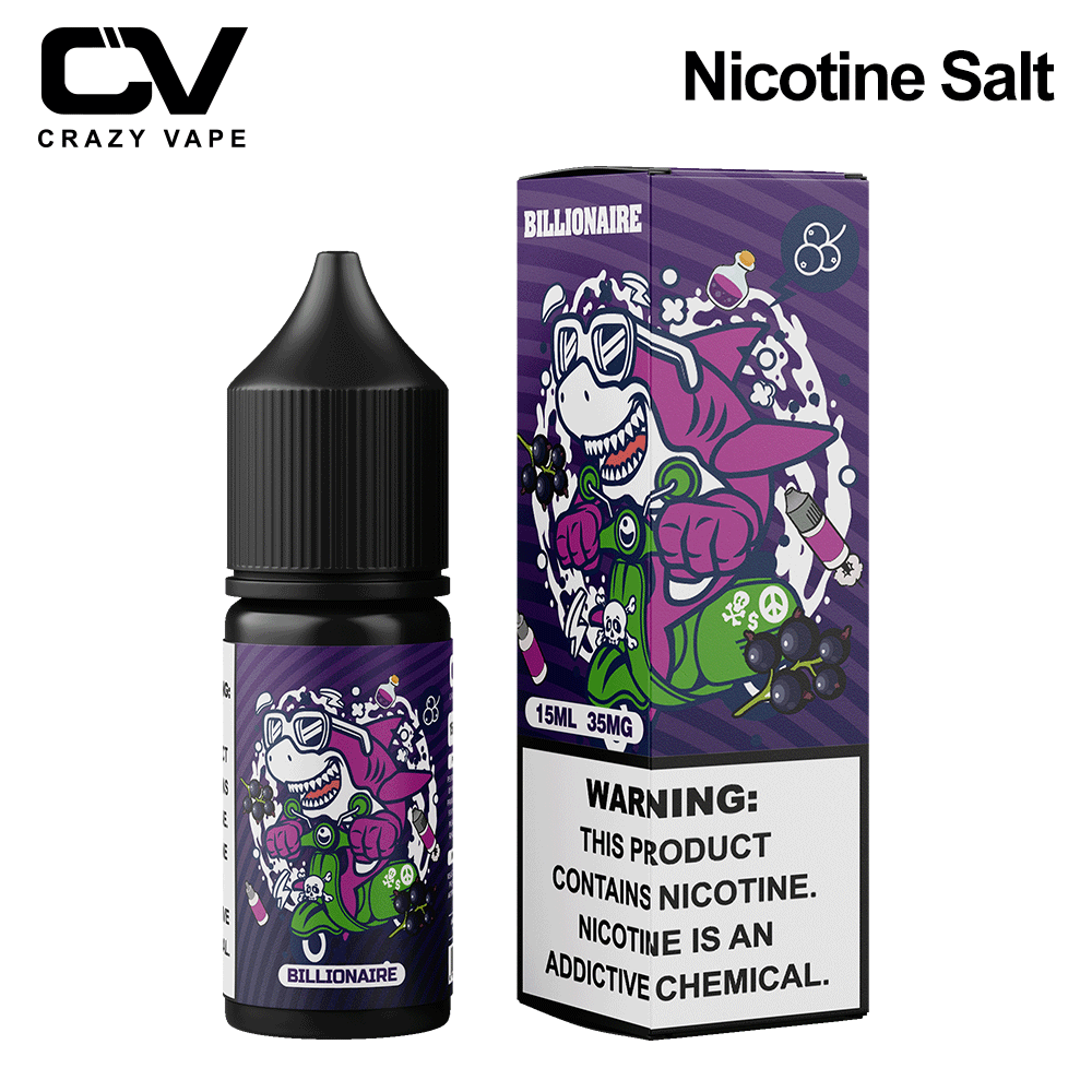 Billioaire E-liquid - Crazy Vape Mini 15ml 35mg