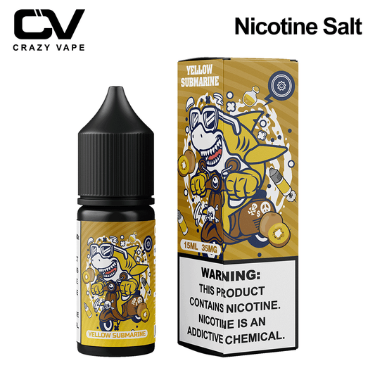 Yellow Sumarine E-liquid - Crazy Vape Mini 15ml 35mg