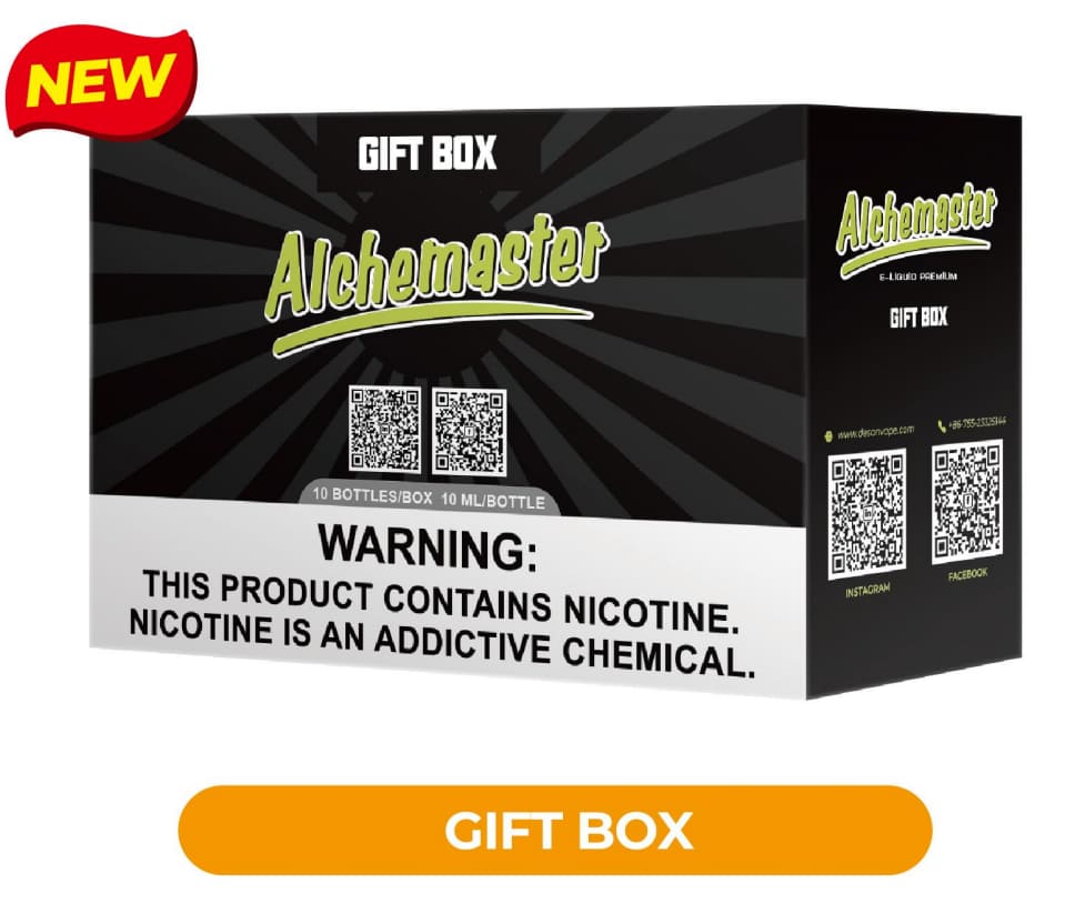 ALCHEMASTER Gift Box Set Nicotine Salt E-liquid