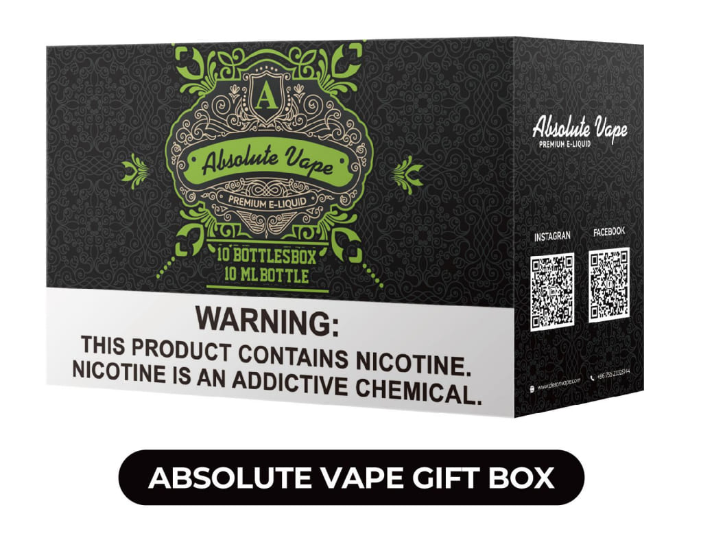 ABSOLUTE VAPE Gift Box Set Nicotine Salt E-liquid